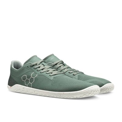 Vivobarefoot Geo Racer II - Hardloopschoenen Groen Heren - AKX621594